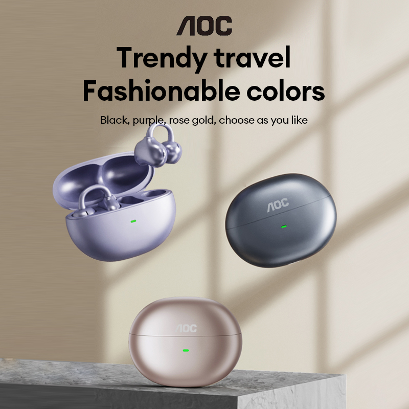 Speakers - AOC ACD2544 무선 블루투스 이어클립 이어버드