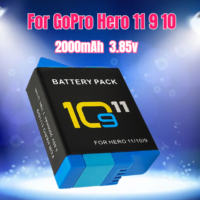 Drones - 3.85V 2000mAh 배터리, 고프로 히어로 10,