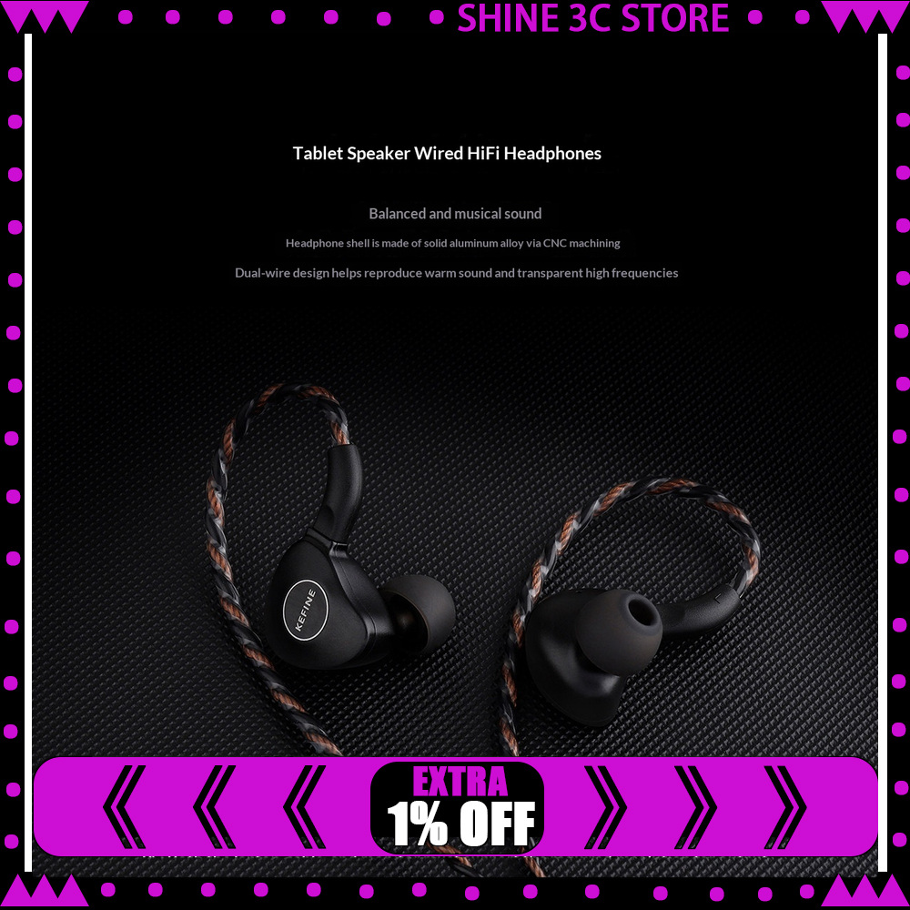 Planar Magnetic Iem Earphones - KEFINE Klanar 14.5mm 평면형 마그네틱 드라이버