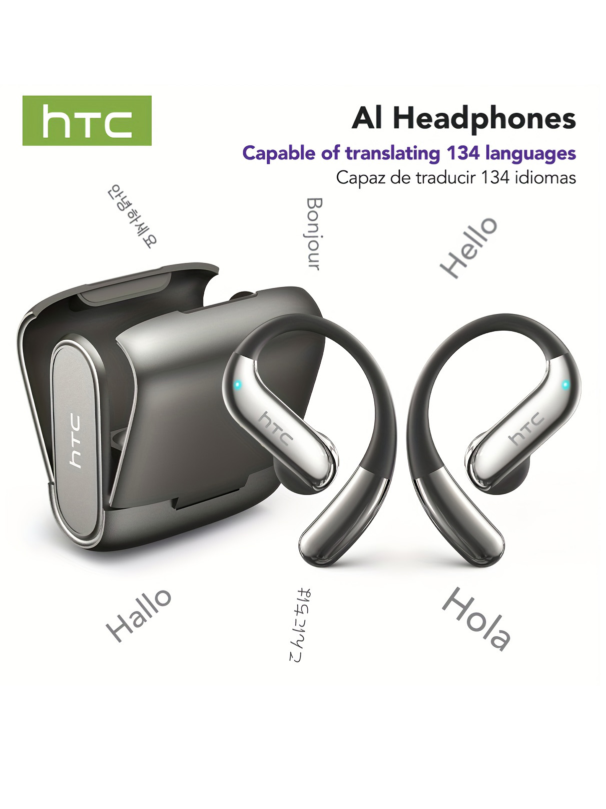 Speakers - 오픈 이어 블루투스 헤드폰 HTC 30시간