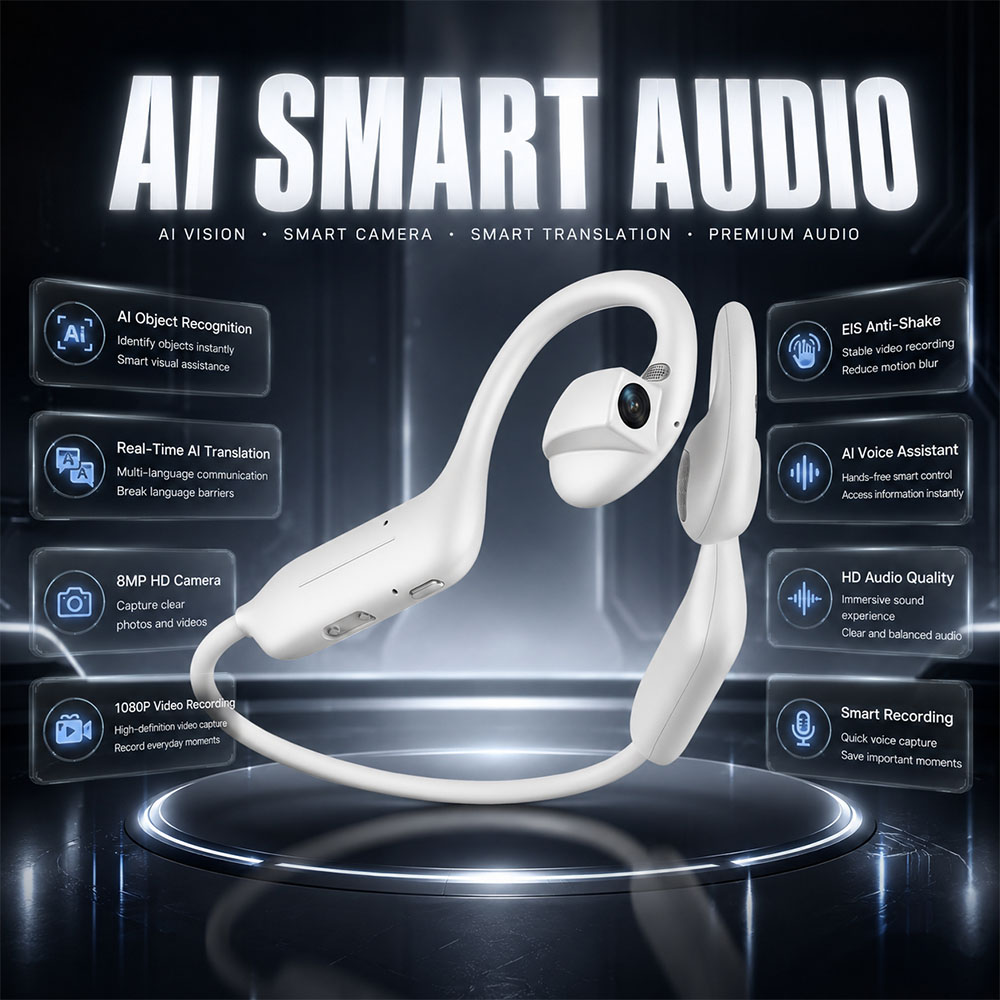 Headphones - 신형 1080P UHD 블루투스 이어폰 800W