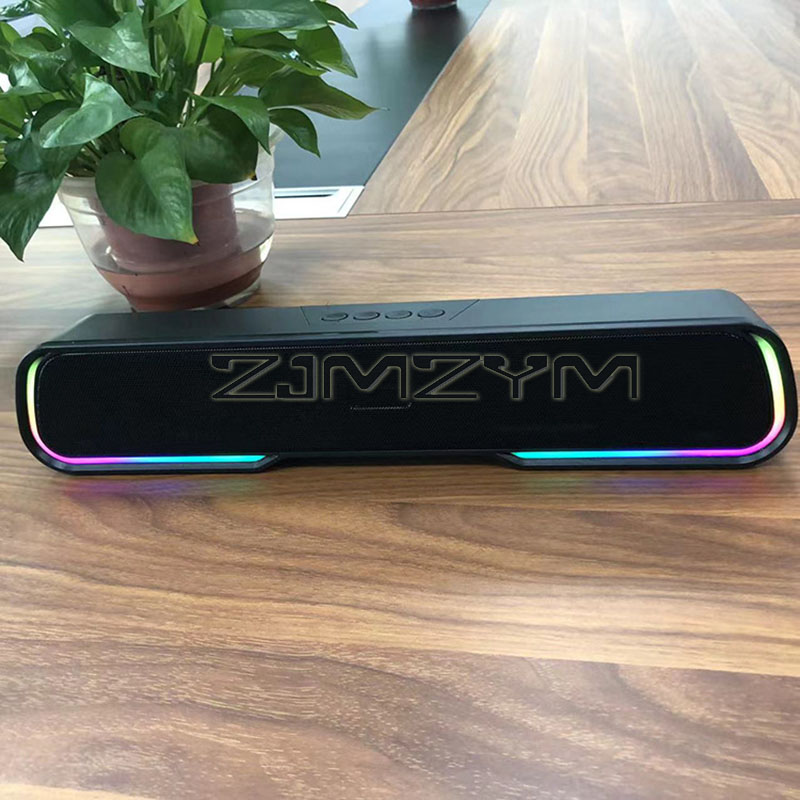 Rgb Computer Soundbar For Pc - RGB 조명 블루투스 스피커 시어터 사운드바