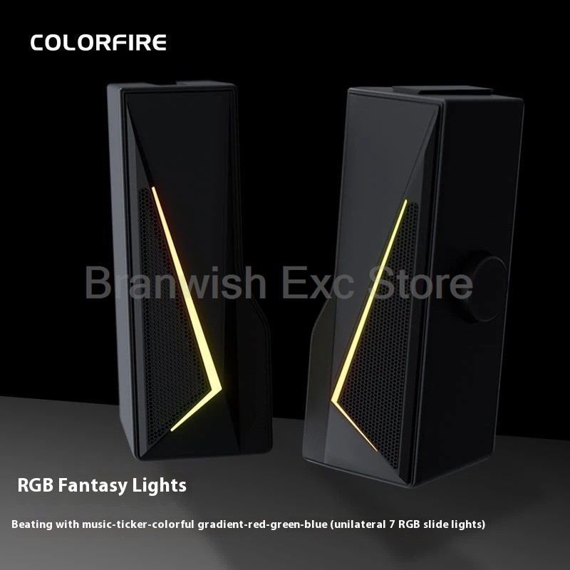 2x2.5W 컴퓨터 스피커 RGB 라이트 게임 사운드바 - Rgb Computer Soundbar For Pc 리뷰 및 가격