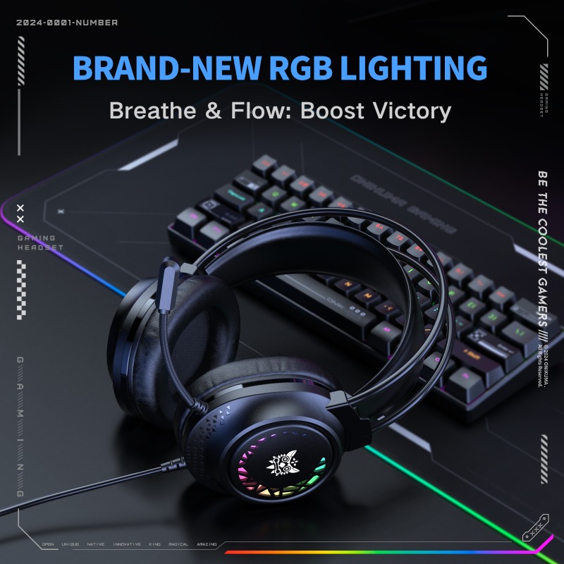 ONIKUMA X92 유선 게이밍 헤드셋 RGB 50m - Gaming Headset With Mic Rgb 리뷰 및 가격