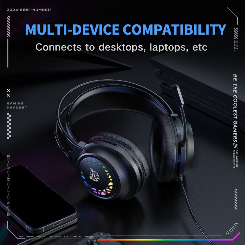 ONIKUMA X92 유선 게이밍 헤드셋 RGB 50m - Gaming Headset With Mic Rgb 리뷰 및 가격