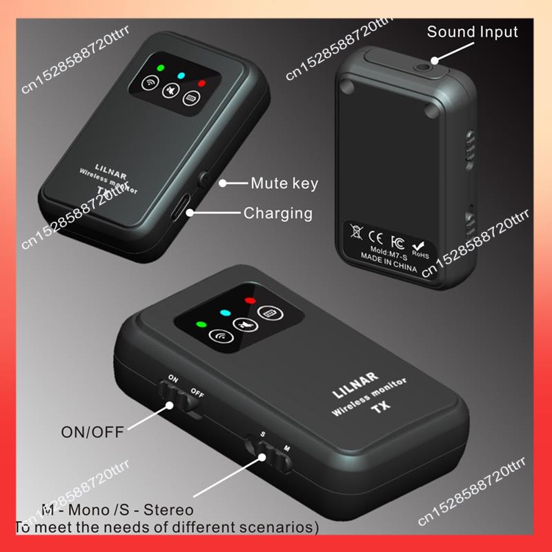 ABNR 무선 인이어 모니터 시스템 2.4G 무선 IE - In Ear Monitors For Singers 리뷰 및 가격