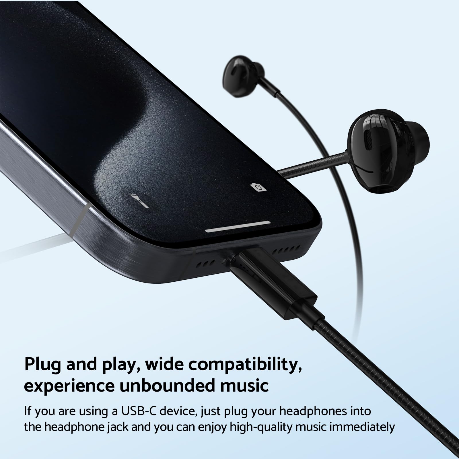 타입 C 3.5mm 하이파이 스테레오 유선 이어폰 중저 - Type C Wired Earphones With Mic 리뷰 및 가격