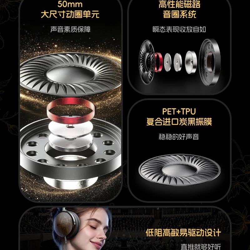 FiiO Snowsky Nature 오버이어 헤드폰 5 - Headphones 리뷰 및 가격