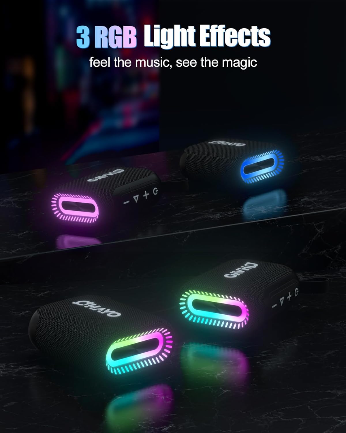 OHAYO 블루투스 샤워 스피커, IPX7 방수, 클립 - Portable Bluetooth Speaker Waterproof Ipx7 리뷰 및 가격