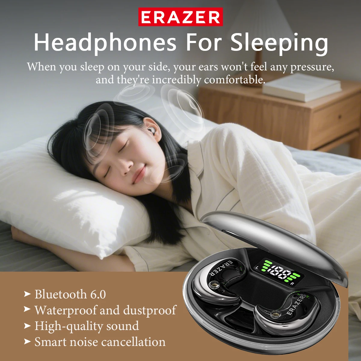 EARZER XF58 인이어 블루투스 헤드폰 마이크 내 - Headphones 리뷰 및 가격