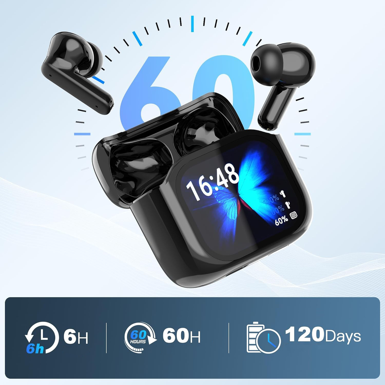 2025 AI 번역 블루투스 이어폰 스마트 디스플레이  - Headphones 리뷰 및 가격