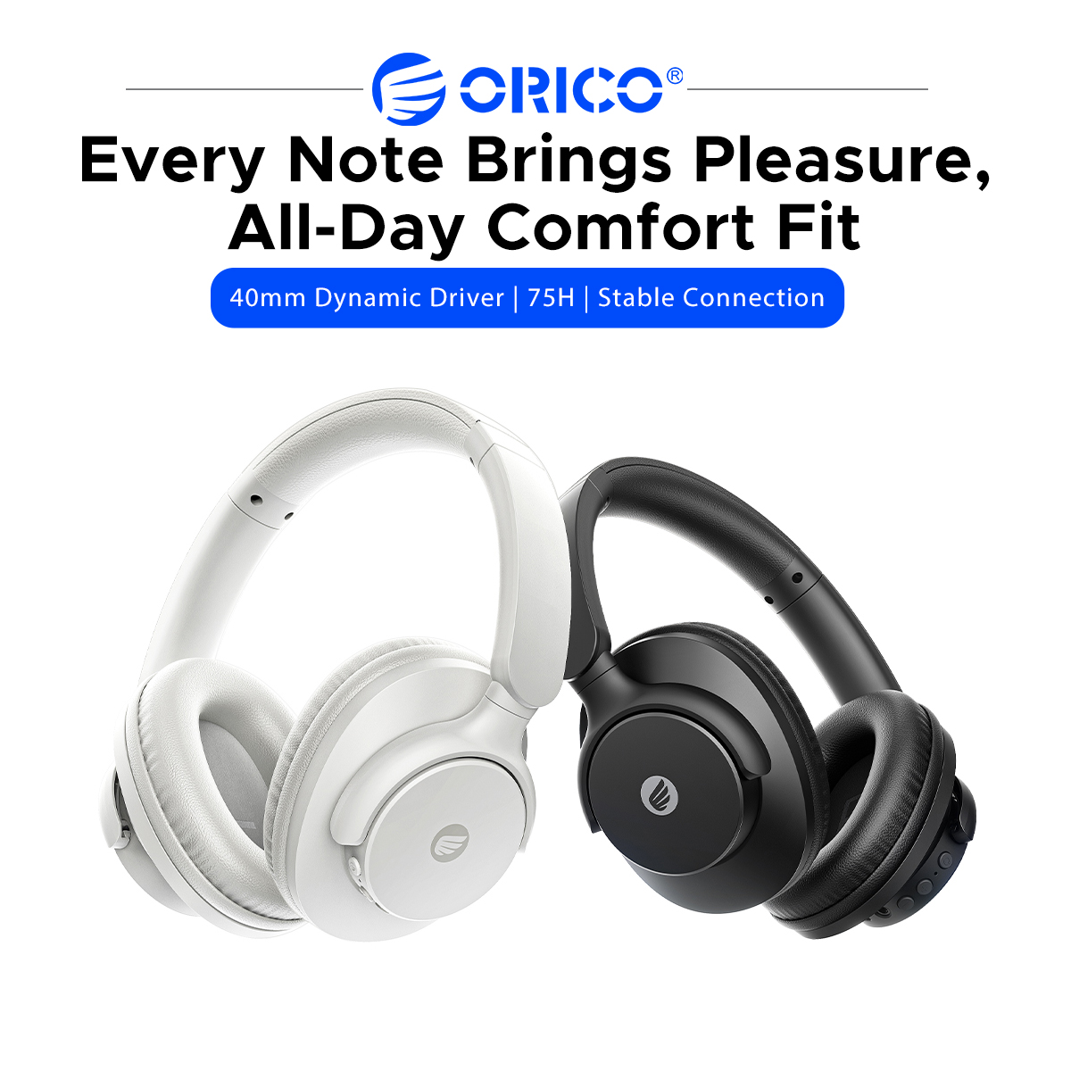 ORICO 무선 오버이어 블루투스 헤드폰 40mm 드라 - Anc Wireless Over Ear Headphones 리뷰 및 가격