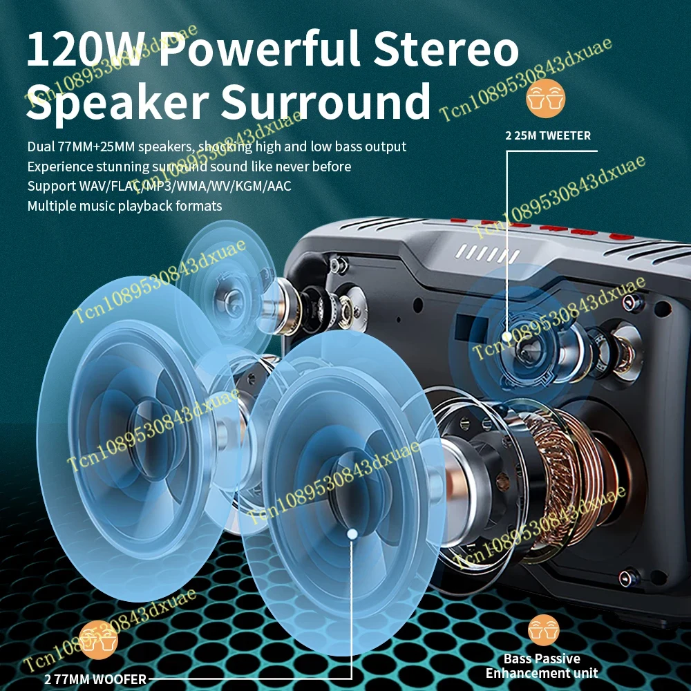 X10 휴대용 블루투스 스피커 120W 스톰박스 블라스 - Portable Bluetooth Speaker Waterproof Ipx7 리뷰 및 가격
