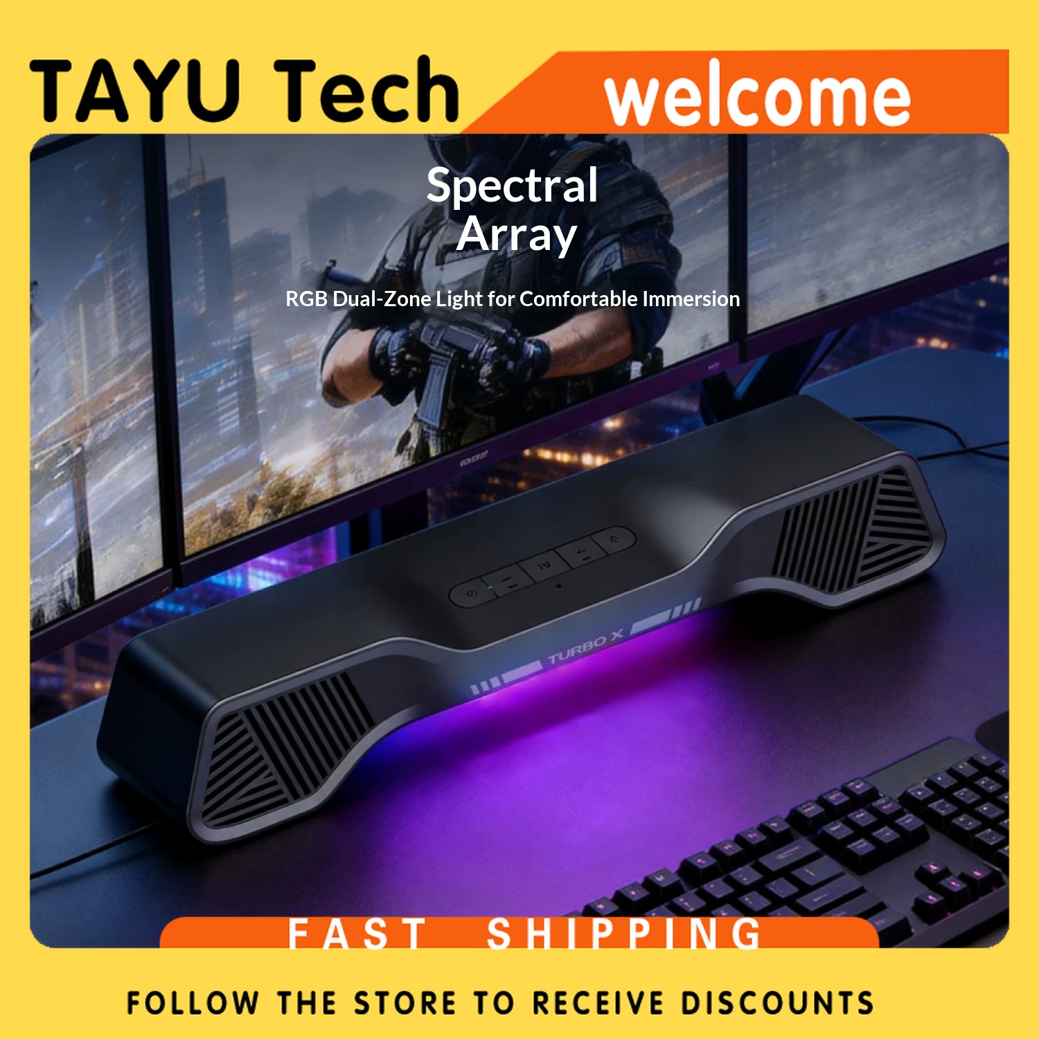 허리케인 터보 X 게이밍 스피커 MS-G1 PC 사운드 - Rgb Computer Soundbar For Pc 리뷰 및 가격