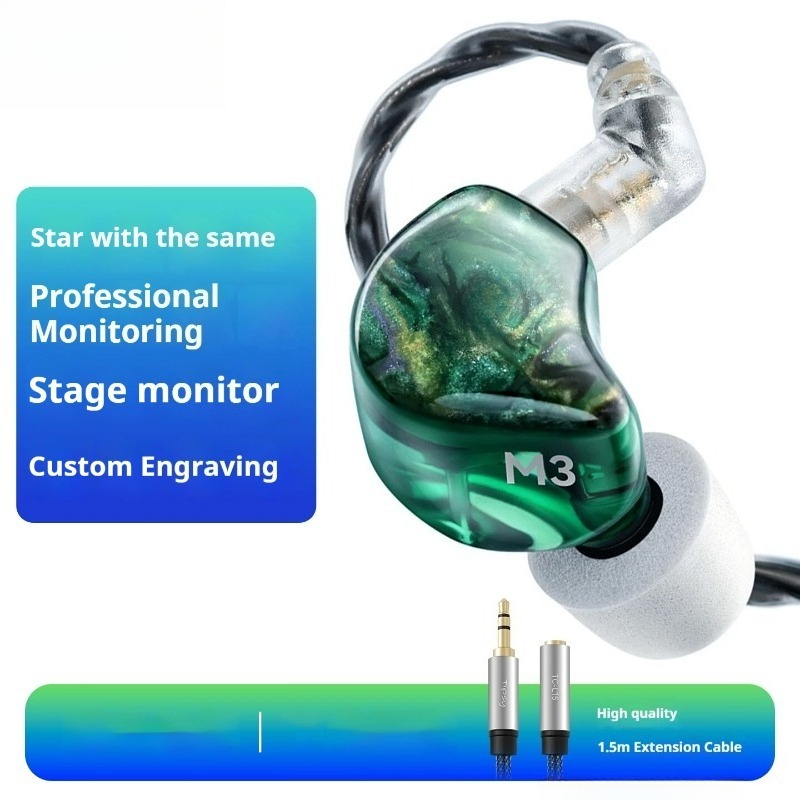 M3 모니터링 이어폰 인이어 유선 고해상도 전문 무대  - In Ear Monitors For Singers 리뷰 및 가격