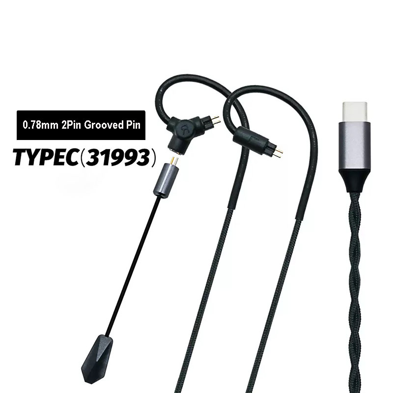 0.78 QDC MMCX 게이밍 이어폰 케이블 3.5m - Type C Wired Earphones With Mic 리뷰 및 가격